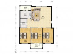 大润发北新庄北区1楼 地暖平开内倒窗户 三室朝阳 土建已完成