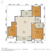 sj01 新城悦隽公馆 11楼144平3室2卫 精装99.8