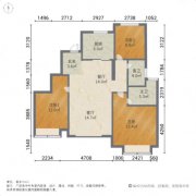 sj01 现代精装未住 新城悦隽公馆电梯7楼129平 带车位