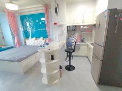 哥尔附近 麒麟公馆电梯房8楼一室一厅全屋智能 配套齐全