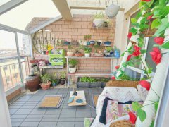sj01 三环嘉苑5楼135平送阁楼75平 带大露台 车库4