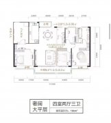 城投琥珀湖畔电梯洋房186平四室两卫毛坯158万诚心出售