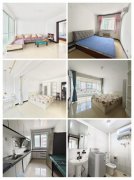盛仕文苑二楼92平三室现代简装家具家电齐全拎包入住吉屋出租