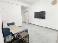 人民医院附近！紫御河畔一室公寓，单独客厅卧室，家电家具齐全！