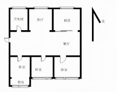 捡漏一口价24.8万 国泰小区2楼72平实际有90平4个卧室
