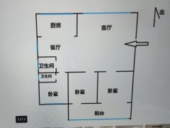 成山御苑 框架4楼115平 2卫 精装保持好 地暖