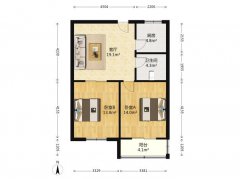 三环附近 邹家小区1楼两室一厅 家具家电齐全 拎包入住