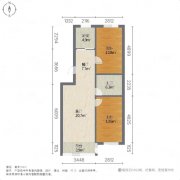 三环绿岛湖框架3楼84平 精装修保持好 南厅 仅36.8