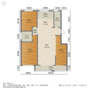 紫御河畔 电梯 139平 3室2卫 南向大客厅 带地下室