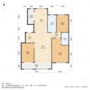 节日！玉兰花园 电梯洋房 135平 3室2卫 元宝户型