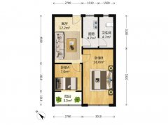 首 租 08年刘家小区锦绣苑4楼92平 低价 精装 带家具家
