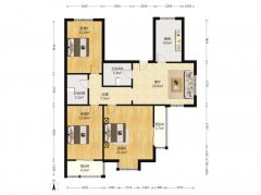 新华悦新城北区4楼三室两厅家具家电全新拎包入住随时看房