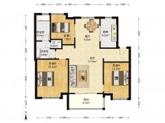 黎明中区电梯房 125平三室两厅 家具家电齐全 拎包入住