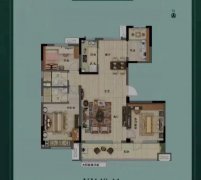 碧桂园翡翠华府电梯 151平 4室 南厅 空调 精装婚房