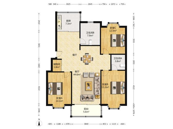 现代精装未住 无遮挡 高阳小区电梯 131平 3卧室 南厅 现代精装未住 无遮挡 高阳小区电梯 131平 3卧室 南厅