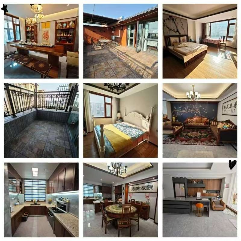 富桂园叠拼别墅上下七层,豪华装 富桂园叠拼别墅上下七层,豪华装