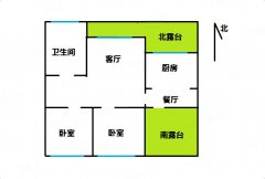 23.8万 振华东~幸福苑 送南北两个大露台 精装 有地下室