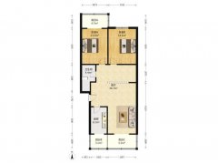 华悦新城南区电梯12楼精装修两室两厅已供暖配套齐全拎包入住