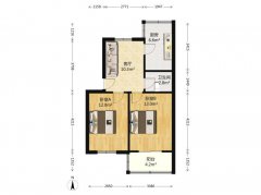 实验二中二小对面杏林西区平地一楼带院 两室一厅配套齐全 拎包