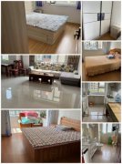 三环西区电梯113平三室精装家具家电齐全拎包入住吉屋出租