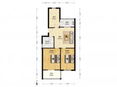 哥尔电子附近 华悦新城电梯房10楼 两室一厅配套齐全拎包入住