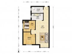 丽景馨城 86平 精装修 家具家电齐全 拎包入住 满五