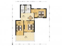 顶账房 华悦新城北区电梯洋房4楼边户 102平三室两厅可贷款