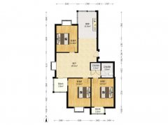 黎明中区好位置5楼 三室一厅配套齐全 干净整洁 生活便利